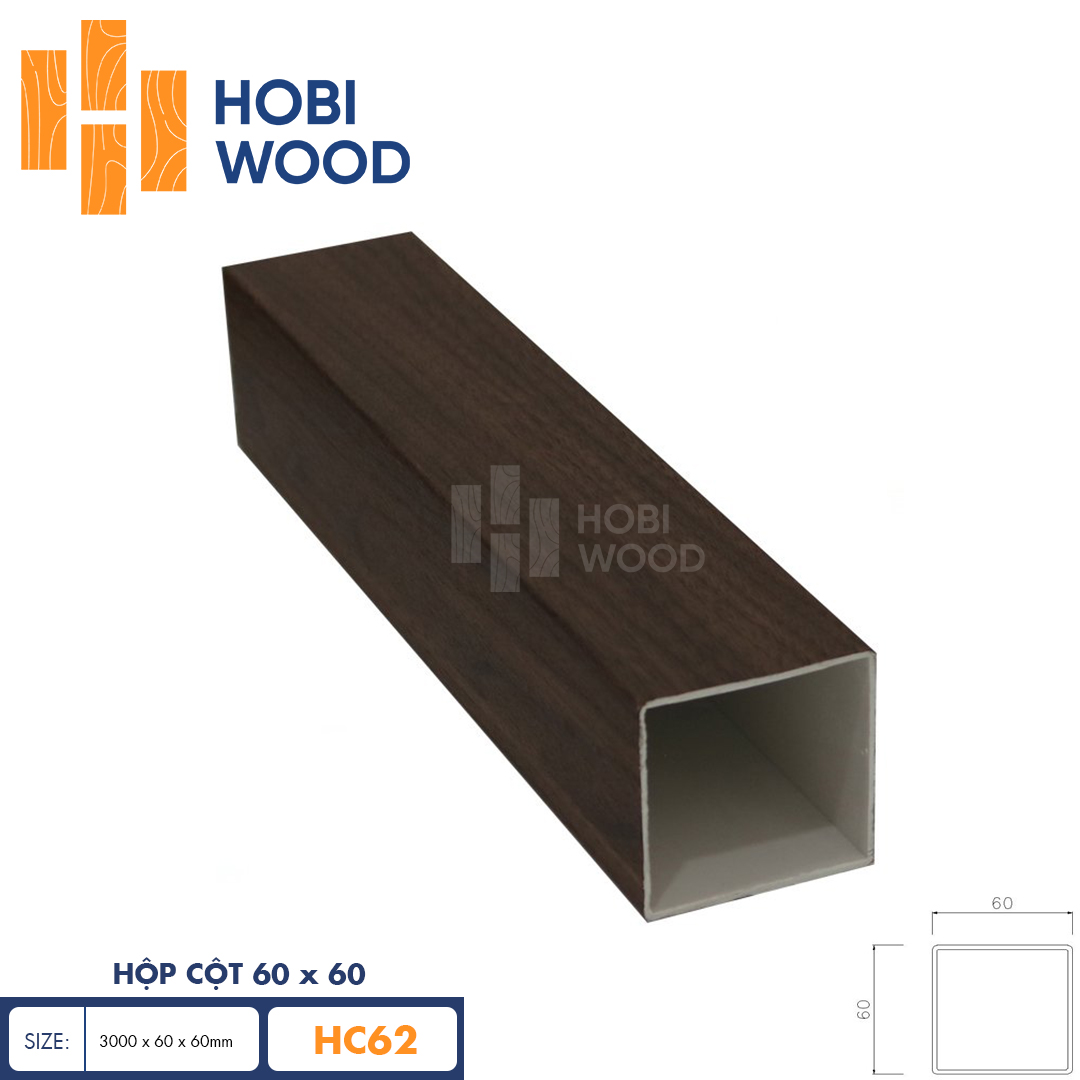 Hộp cột 60x60 HobiWood HC62