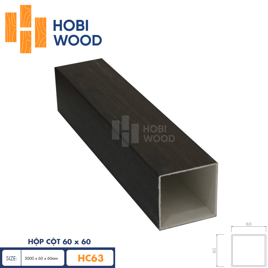 Hộp cột 60x60 HobiWood HC63