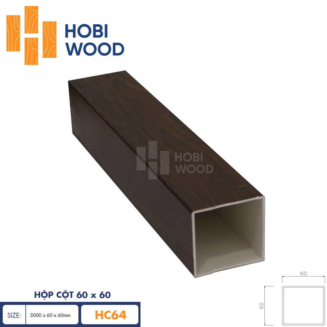 Hộp cột 60x60 HobiWood HC64