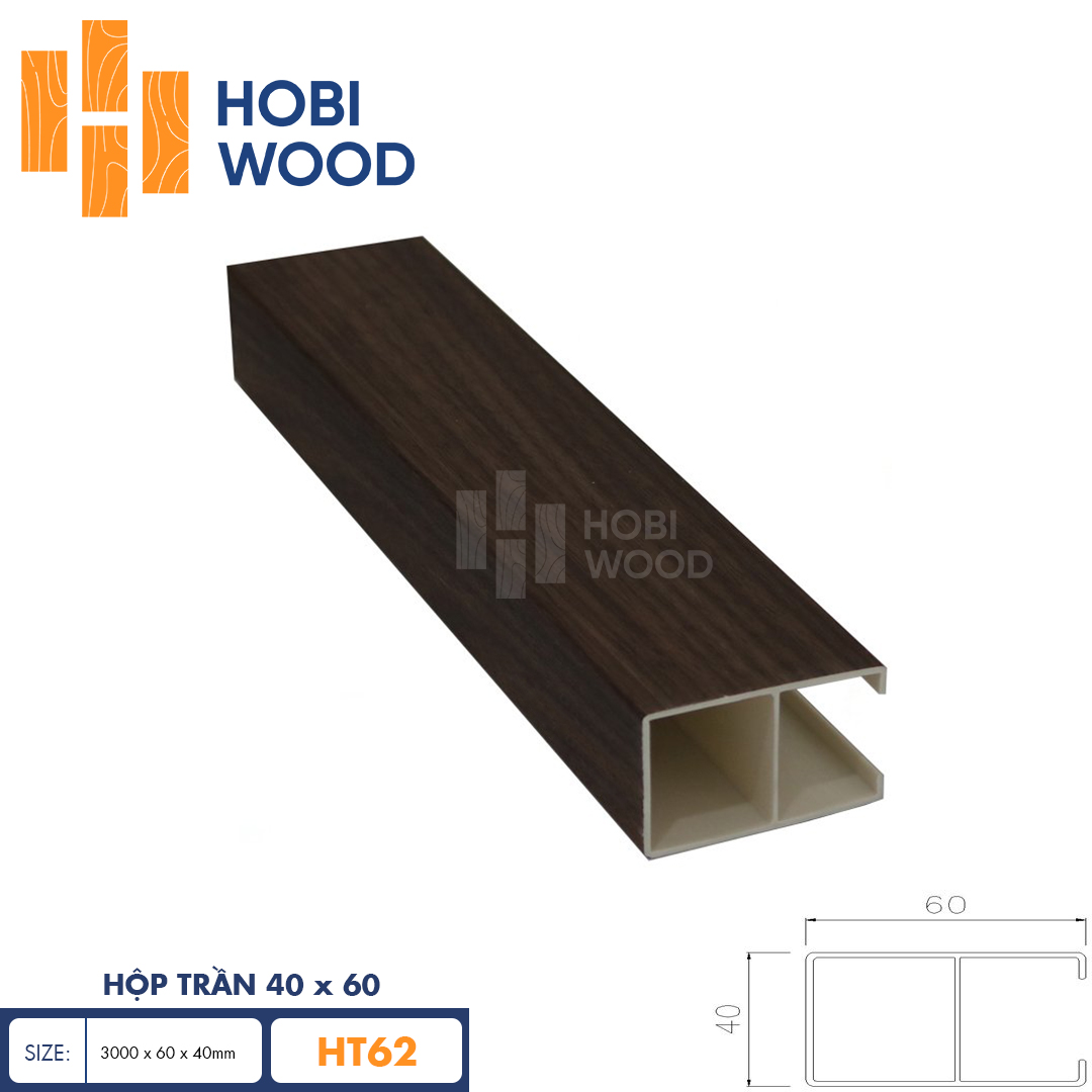 Hộp trần 40x60 HobiWood HT62