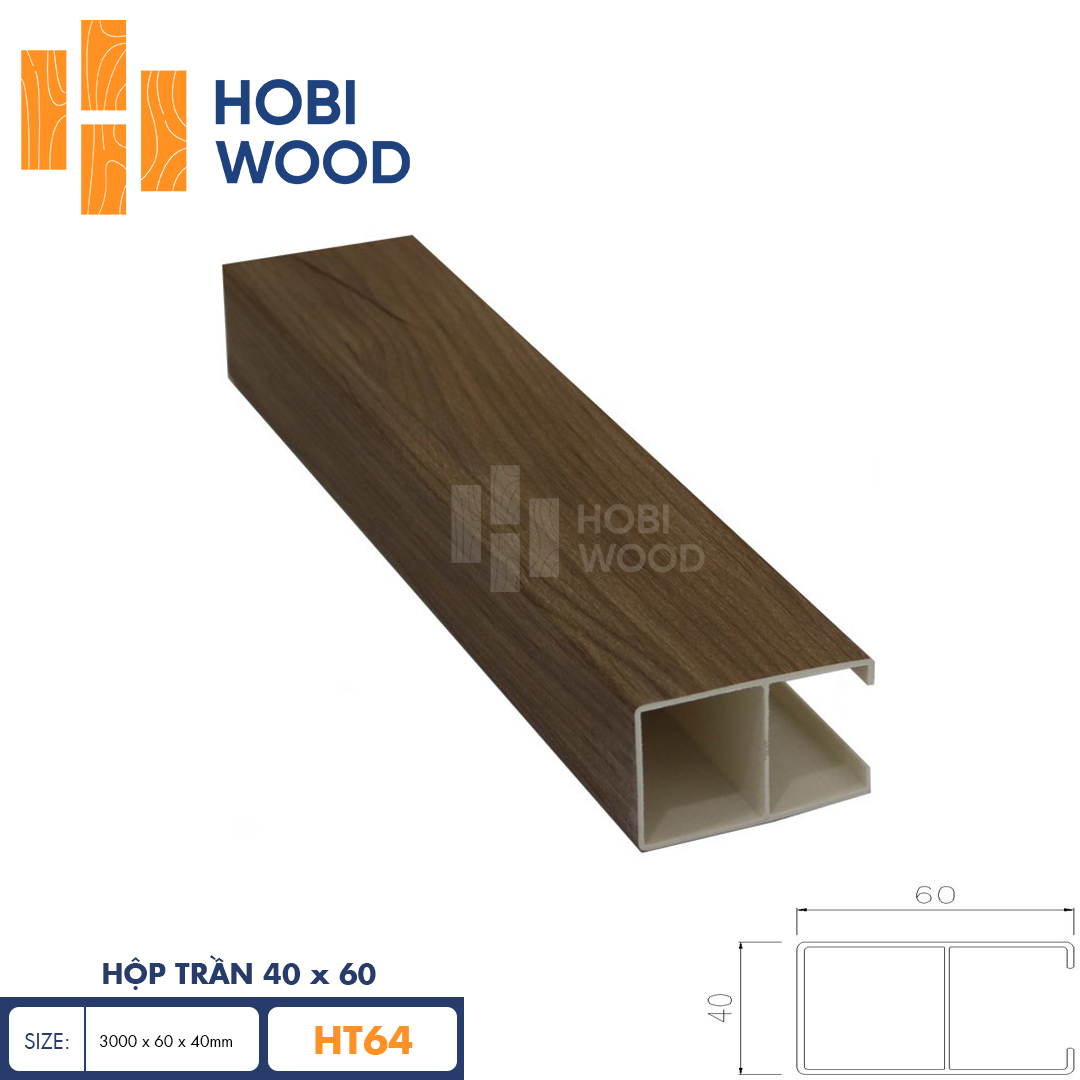 Hộp trần 40x60 HobiWood HT64